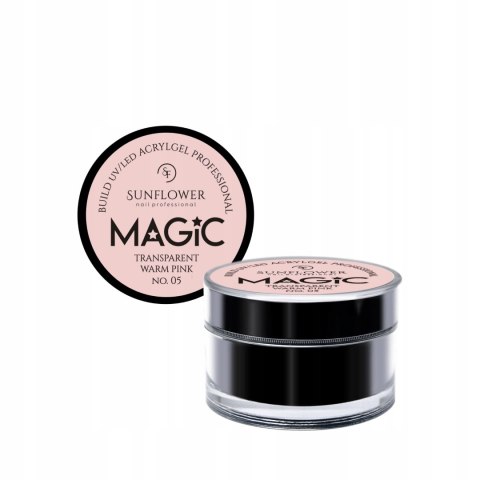 AkryloŻel Budujący "MAGIC"-Transp. Ciepły Róż 50g