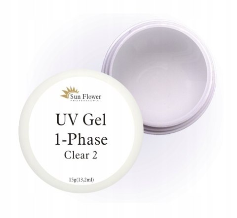 Sunflower - Żel UV Jednofazowy Clear 2 15g