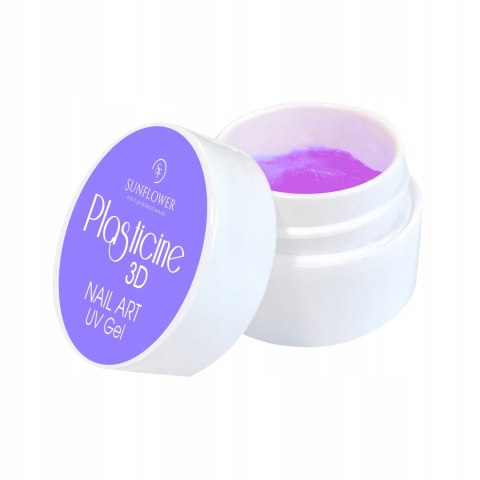 Plasticine UV Gel Plastelina UV- 3D Purple 4g