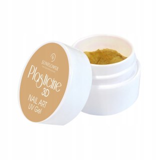 Plasticine UV Gel Plastelina do paznokci Gold 4g