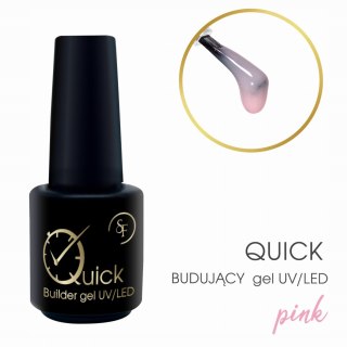 QUICK - Budujący żel UV/LED PINK 15 g