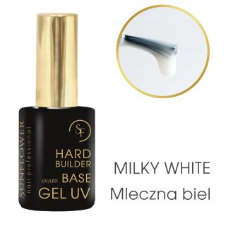 HARD Milky White Baza Budująca Soak Off 9g