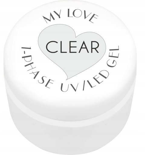 Jednofazowy Żel UV clear MyLove 15g do paznokci