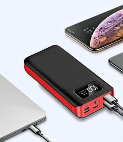 Mocny Powerbank 30000 mAh USB-C QUICK CHARGE Szybkie Ładowanie