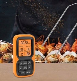 Bezprzewodowy termometr do mięsa wędzarni z sondą