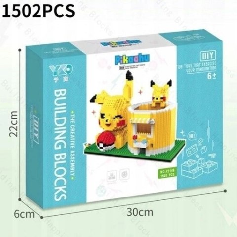 Klocki Pokemon PIKACHU Pikaczu 5300el. FIGURKA 3D0