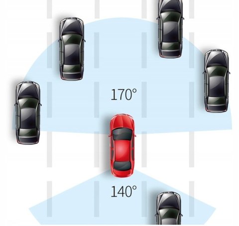 Rejestrator Kamera cofania Nawigacja GPS ADAS WiFi