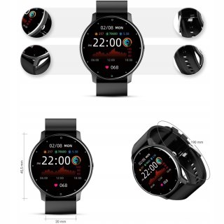 SMARTWATCH zegarek SPORTOWY Pulsometr Krokomierz