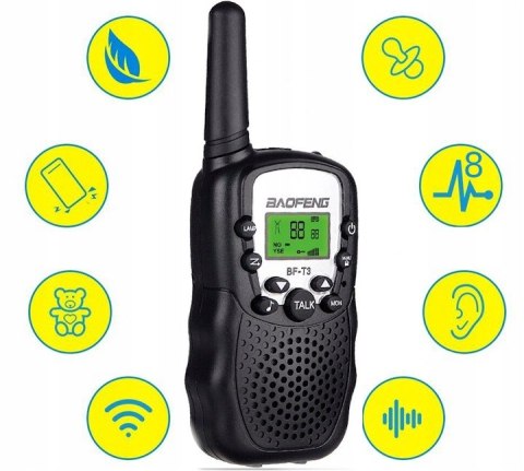 WALKIE TALKIE DLA DZIECI krótkofalówka