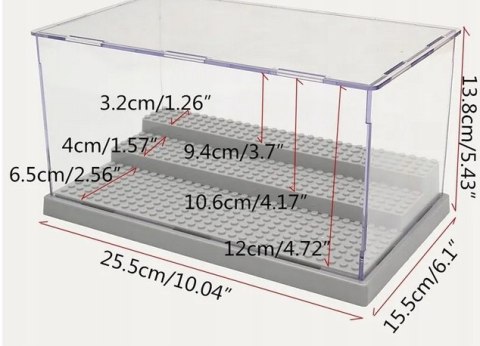 Akrylowa gablota witryna do figurek Lego ekspozytor