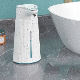 Bezdotykowy dozownik do mydła stojący 400 ml biały