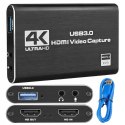 GRABBER NAGRYWARKA OBRAZU USB 3.0 PC HDMI 4K 60HZ