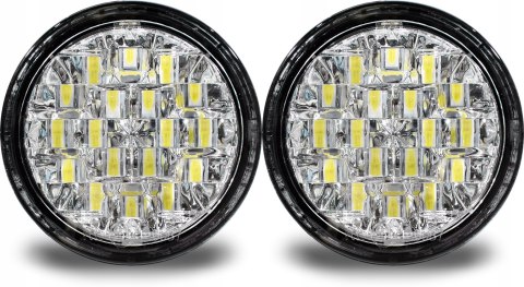 Światła LED do jazdy dziennej | okrągłe ø 90 mm DRL 10