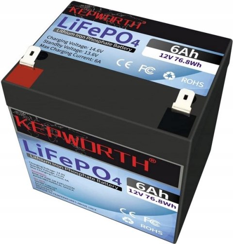 Akumulator Lifepo4 12V 6Ah z BMS