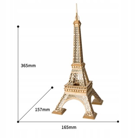 Drewniany Model Robotime Puzzle 3D Wieża Eiffla