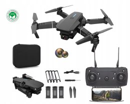 Dron SZKOLENIOWY DRON Mini E88 Pro 2 KAMERY 1080P I 3 BATERIA