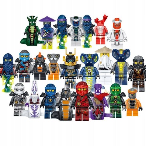 Figurki Ninja Ninjago zestaw 24szt dla dzieci