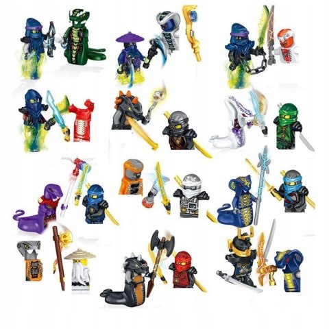 Figurki Ninja Ninjago zestaw 24szt dla dzieci