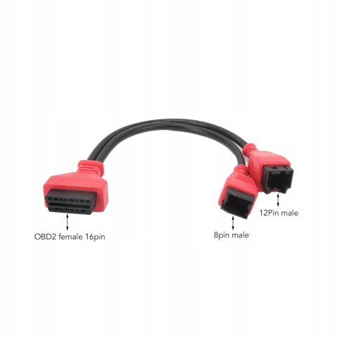 Kabel adapter OBD2 12pin 8pin