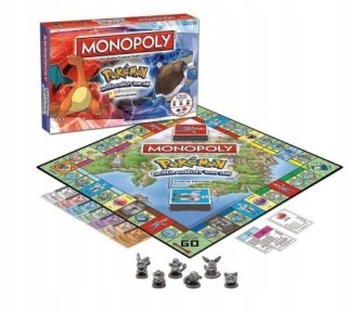 Gra planszowa dla dzieci MONOPOLY EDYCJA POKEMON wersja angielska