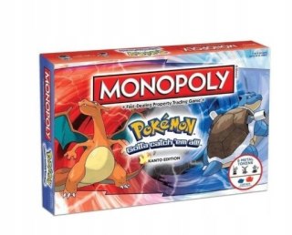 Gra planszowa dla dzieci MONOPOLY EDYCJA POKEMON wersja angielska