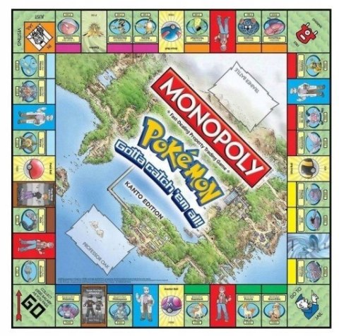 Gra planszowa dla dzieci MONOPOLY EDYCJA POKEMON wersja angielska