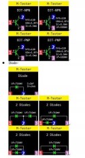 Multimetr TESTER ELEMENTÓW ELEKTRONICZNYCH TC1