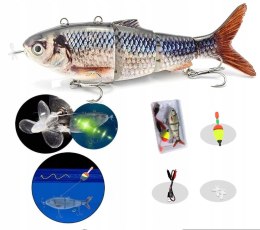 Elektryczny żywiec - rybka - przynęta wędkarska 13cm 42g