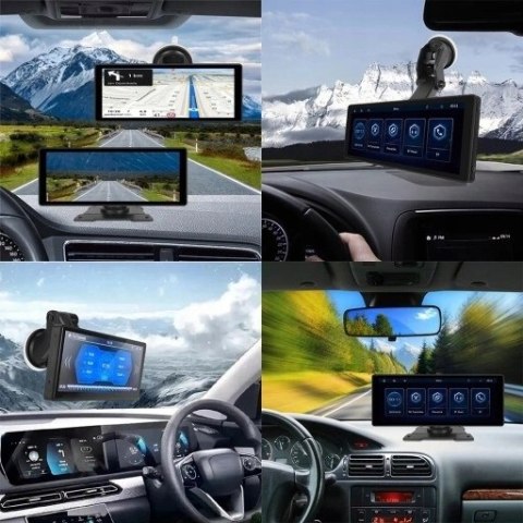 Uniwersalny ekran Multimedia radiowe Carplay Android kamera cofania+128Gb