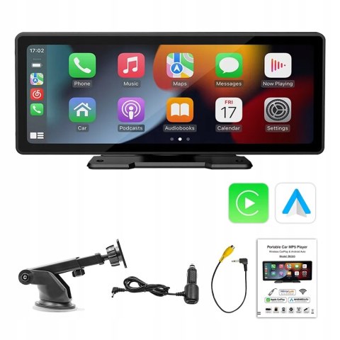 Uniwersalny ekran Multimedia radiowe Carplay Android kamera cofania+128Gb