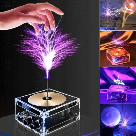 Bluetooth Tesla Coil Music Głośnik plazmowy Naukowe Eksperymenty