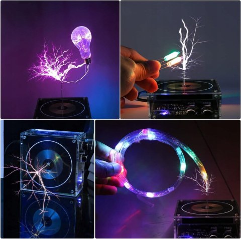 Bluetooth Tesla Coil Music Głośnik plazmowy Naukowe Eksperymenty