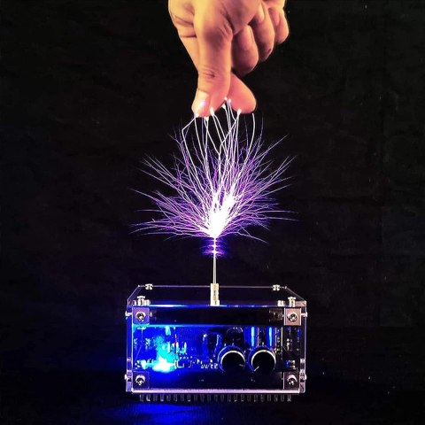 Bluetooth Tesla Coil Music Głośnik plazmowy Naukowe Eksperymenty