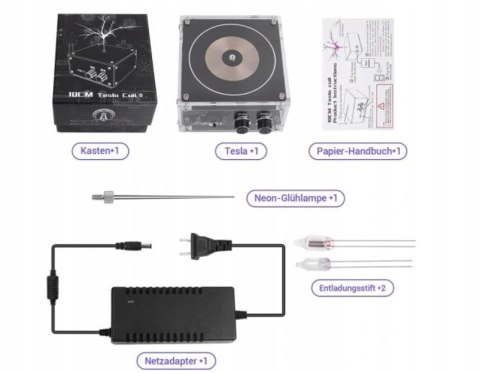 Bluetooth Tesla Coil Music Głośnik plazmowy Naukowe Eksperymenty