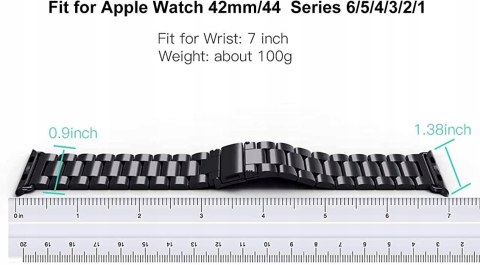 Bransoleta EVERSHOP do Apple 38mm czarny