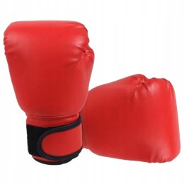Rękawice bokserskie do kick boxingu Rękawice czerwone