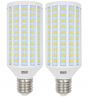 Żarówka LED E40 50W=400W Ciepła Biel MENGS