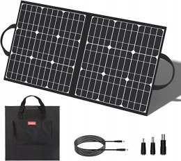 Zewnętrzny przenośny składany panel słoneczny do ładowania 50W 18V