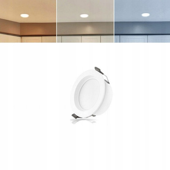 OCZKO SUFITOWE LAMPA LED 7W 3 barwy