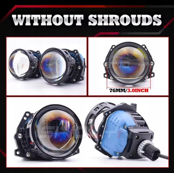 Soczewkowe reflektory LED 3.0” bez osłon