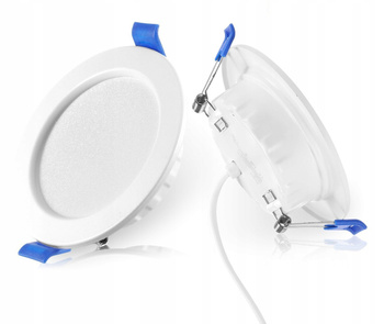 PANEL LED SUFITOWY PODTYNKOWY OKRĄGŁY 5W ciepła barwa