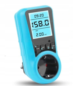 Cyfrowy watomierz 220V zasilanie prądem zmiennym miernik zużycia