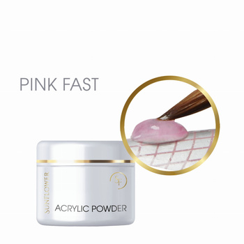 Róż Transparent Puder Akrylowy Szybki-  "Fast" - Pink 6g