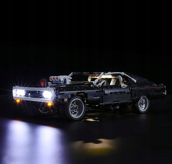 Światła Oświetlenie LED do Lego 42111 Dom's Dodge Charger