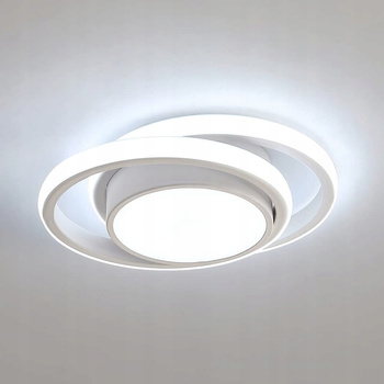 LAMPA SUFITOWA LED 1 punkt światła zintegrowane źródło LED BIAŁA 6500K