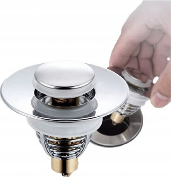 Korek Klik-Klak Do Umywalki Zlewu Uniwersalny