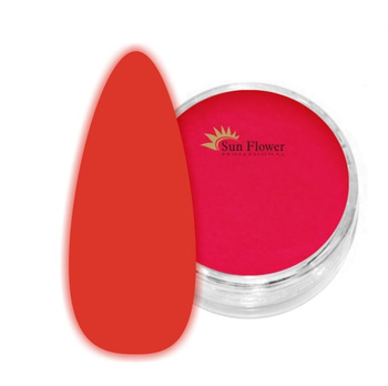 Fluo Effect Puder Akrylowy 2g - Świecący W Ciemności - Czerwony