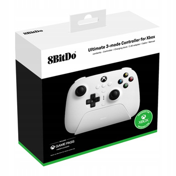  Gamepad 8BitDo Ultimate 3-mode Controller Biały do PC / Xbox / Android