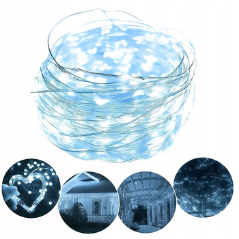  OSWIETLENIE LAMPKI DRUCIK DRUCIKI 50 LED 5m NA BATERIE