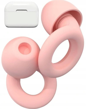 Zatyczki do Spania Wkładki Stopery do Uszu JASNY RÓŻ